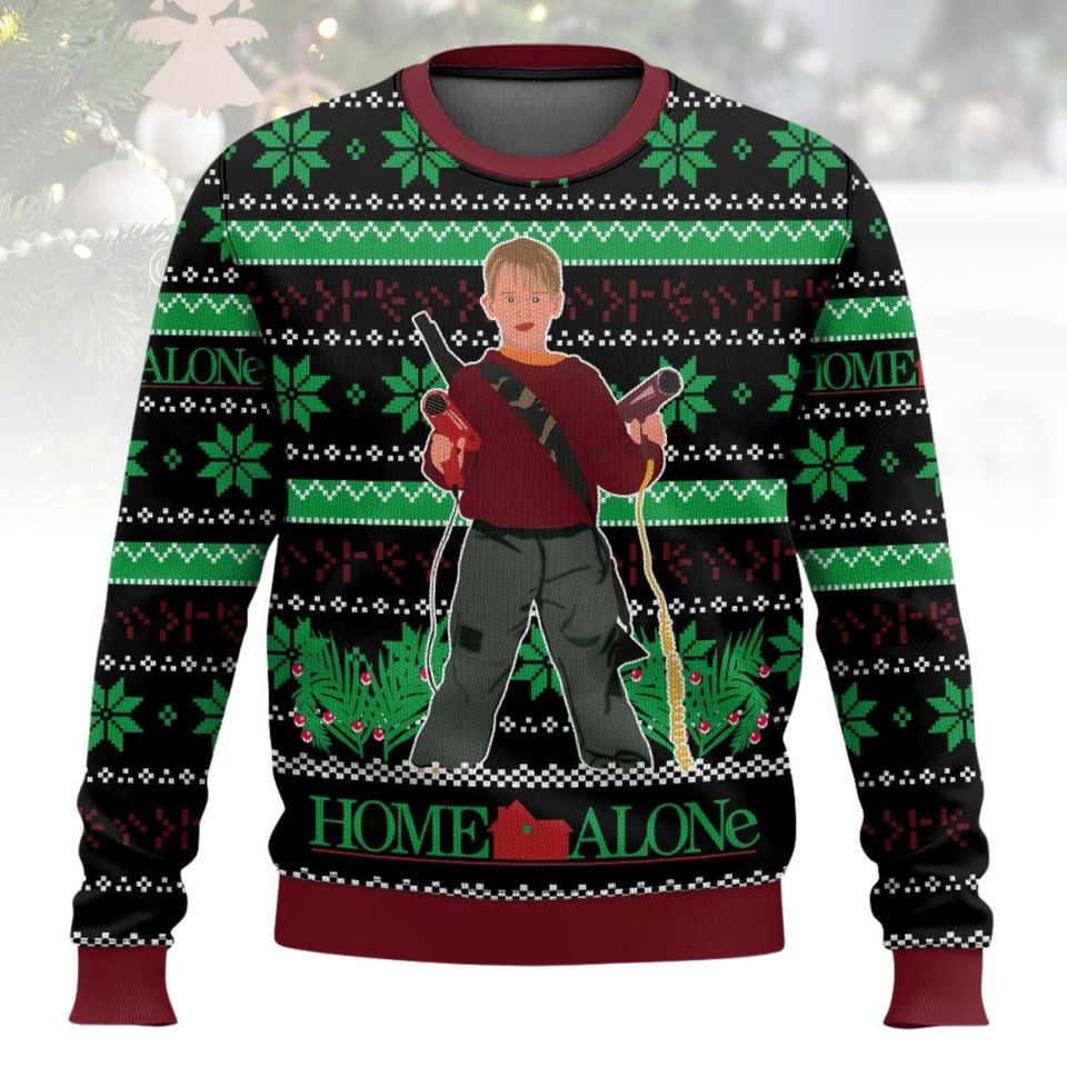 Alone Ugly Christmas Sweater, Alone Sweater