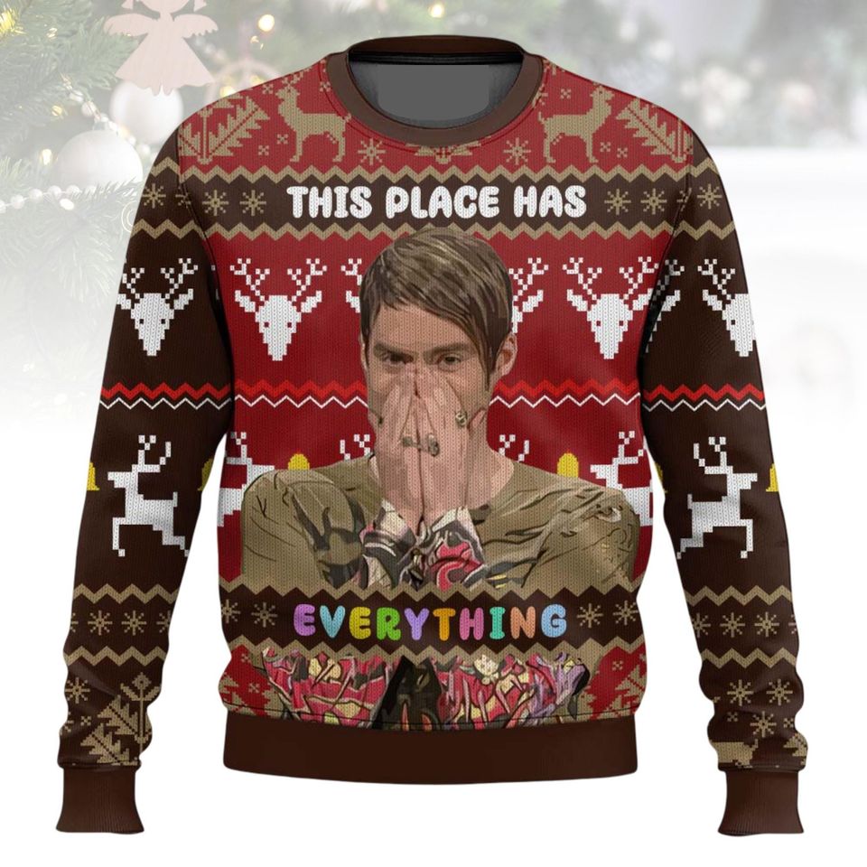 Saturday Night Live Ugly Christmas Sweater, Funny Tv Show Holiday Sweater