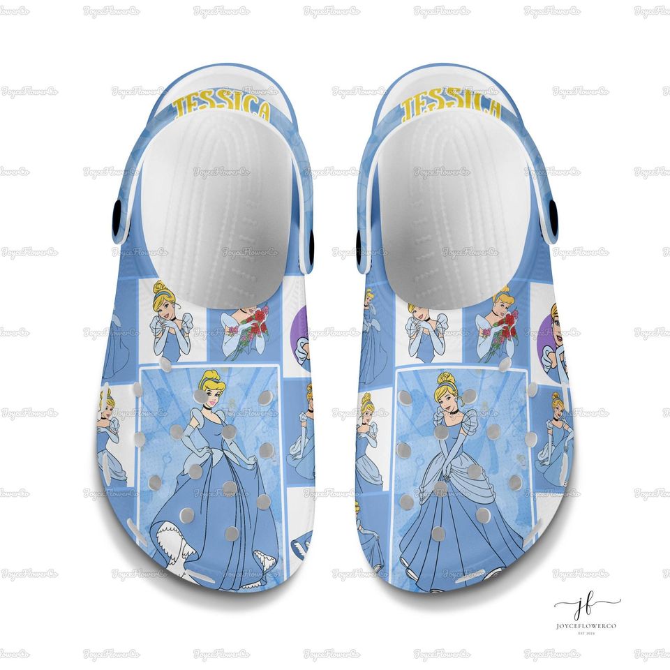 Custom Name Cinde Shoes, Disney Princess Sandals, Cinde Shoes