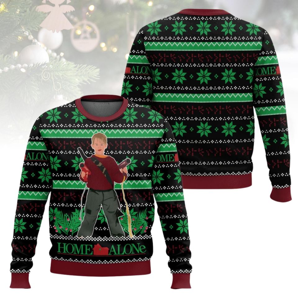 Alone Ugly Christmas Sweater, Alone Sweater