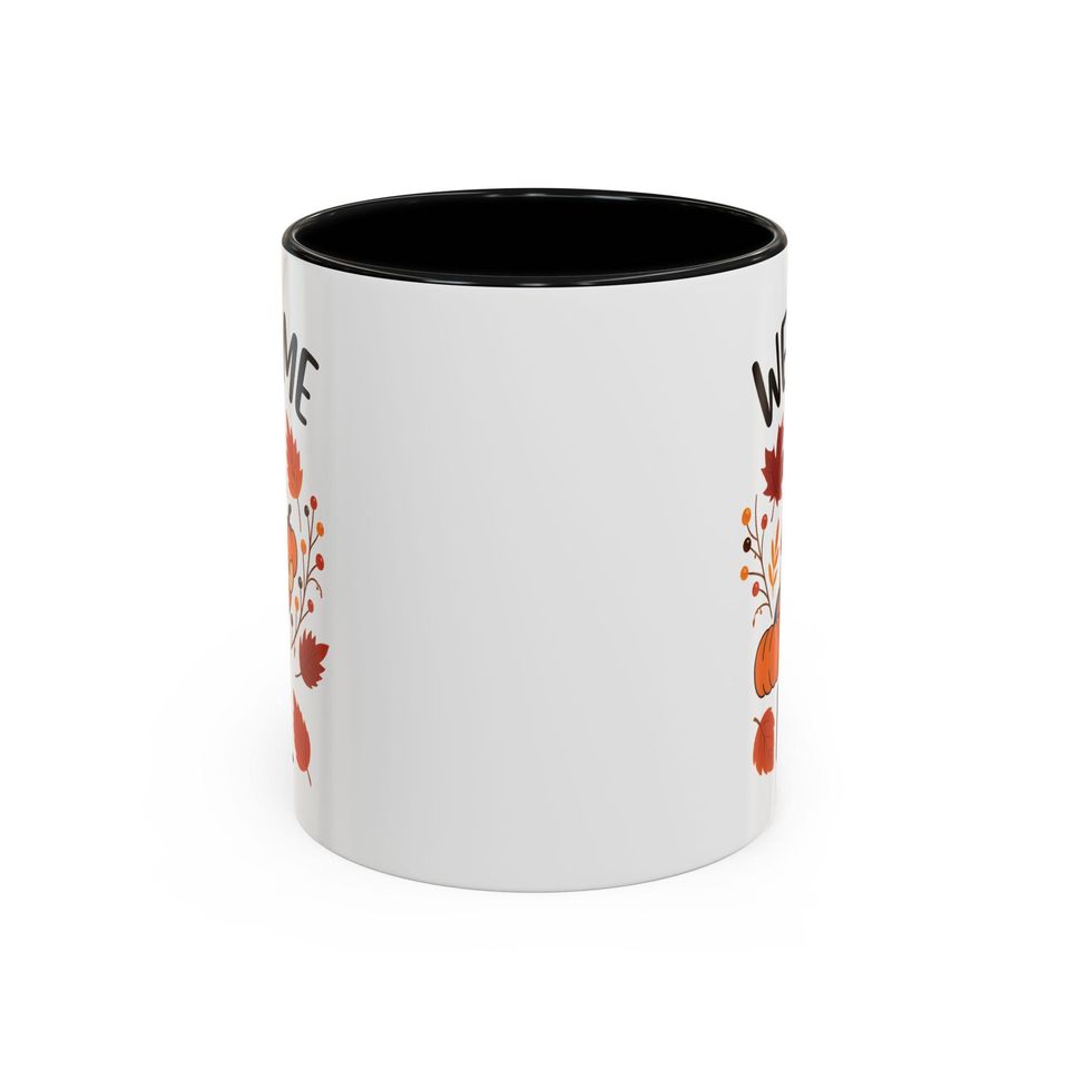 Cozy Fall Coffee Mug with Gnome Design, Perfect for Autumn Sipping