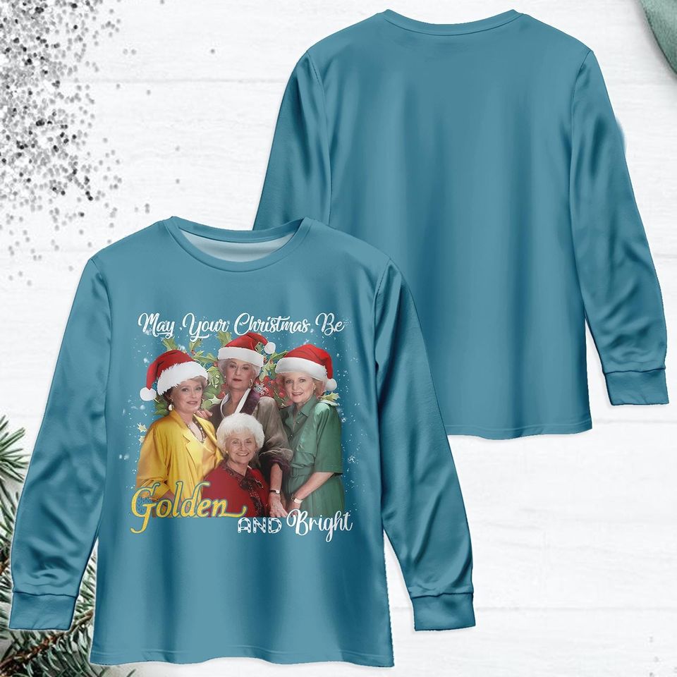 Stay Golden Christmas Family Pajama Set