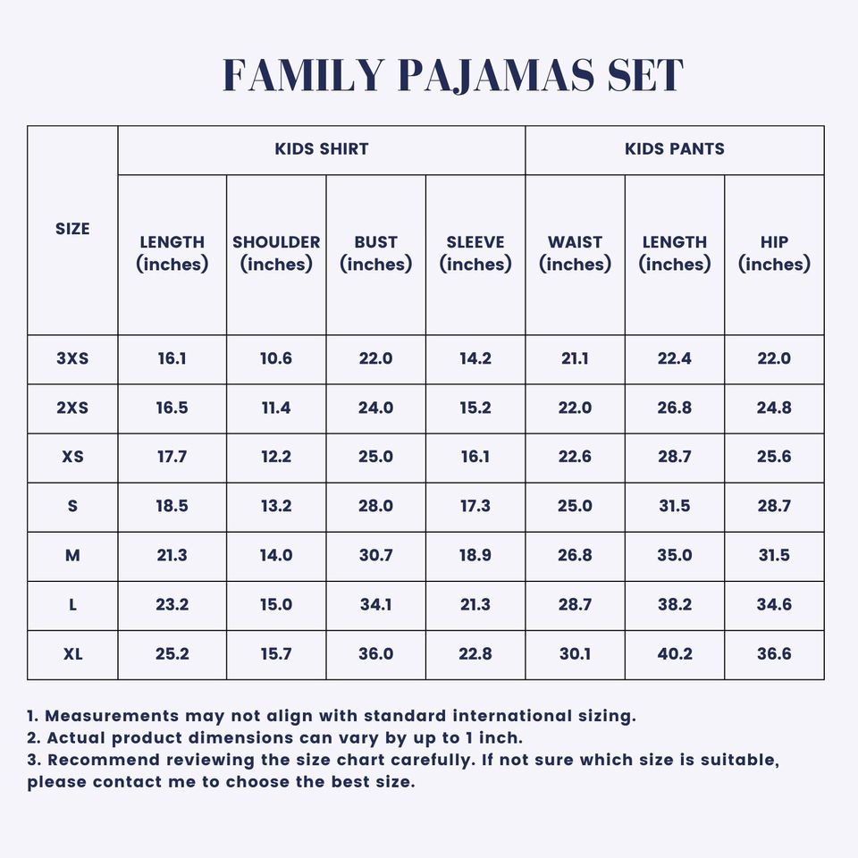 Stay Golden Christmas Family Pajama Set