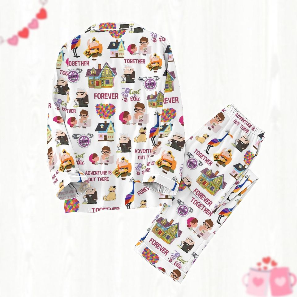 Carl And Ellie Pajamas Set, Up Women Pajamas