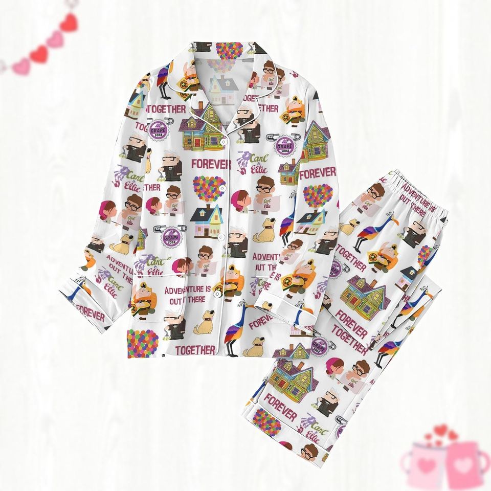 Carl And Ellie Pajamas Set, Up Women Pajamas