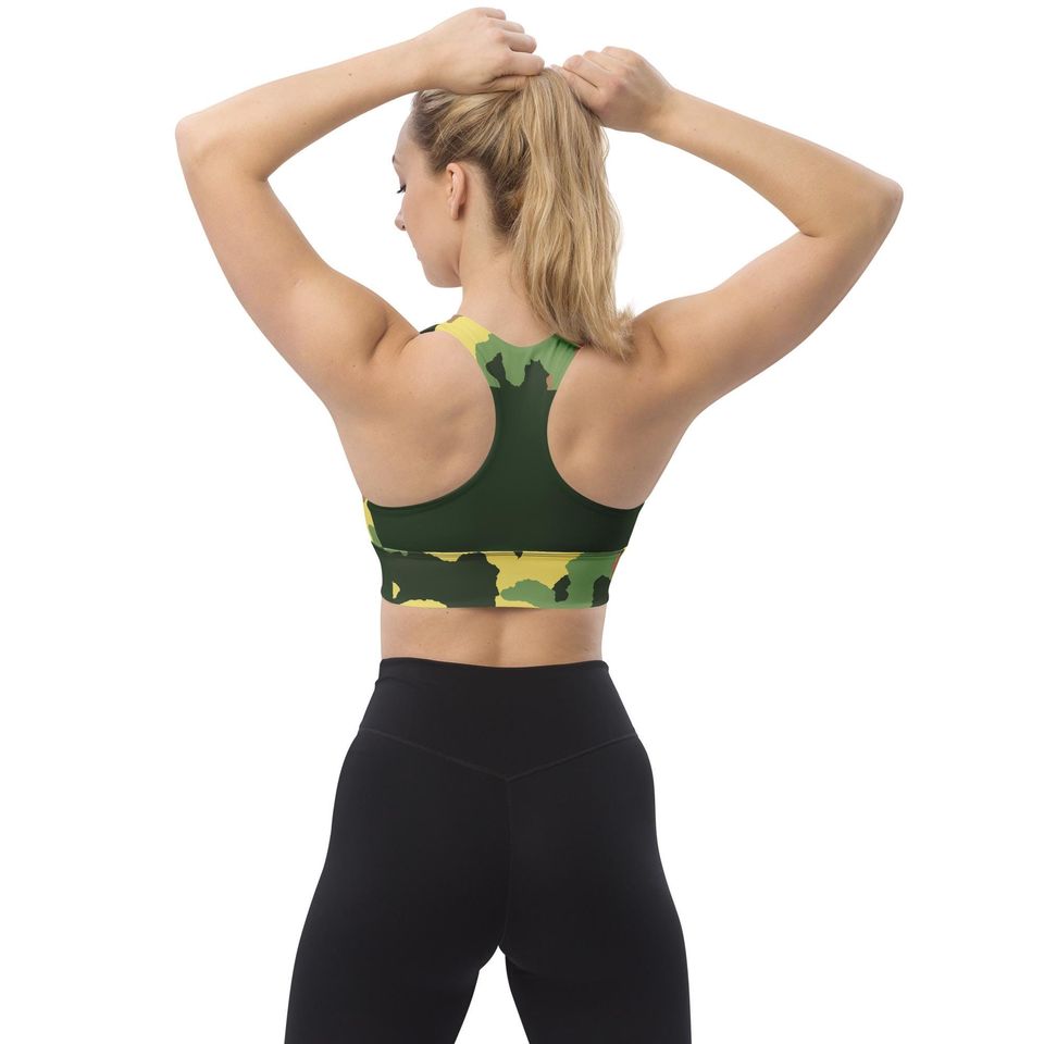 Camo Longline Sports Bra