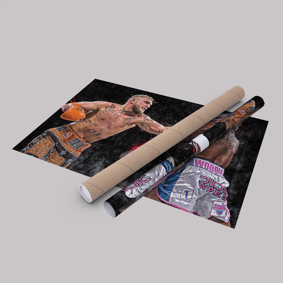 Jake Paul vs. Tyron Woodley Poster | Boxing Poster