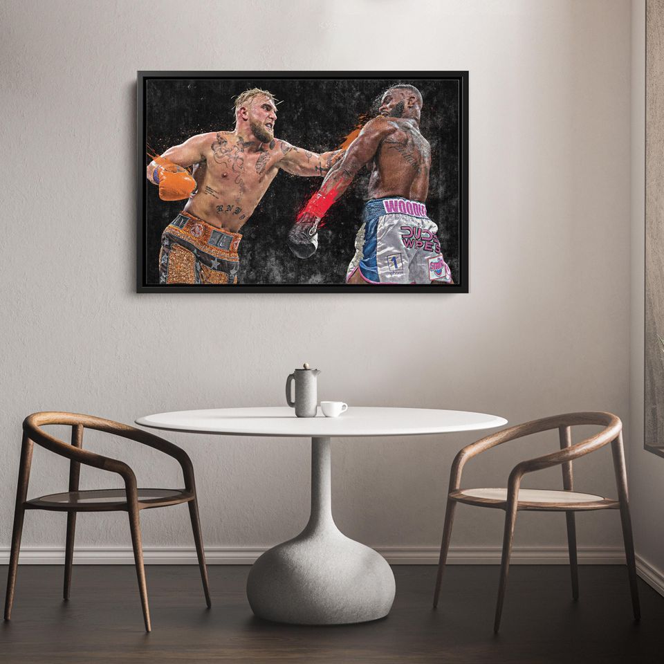Jake Paul vs. Tyron Woodley Poster | Boxing Poster