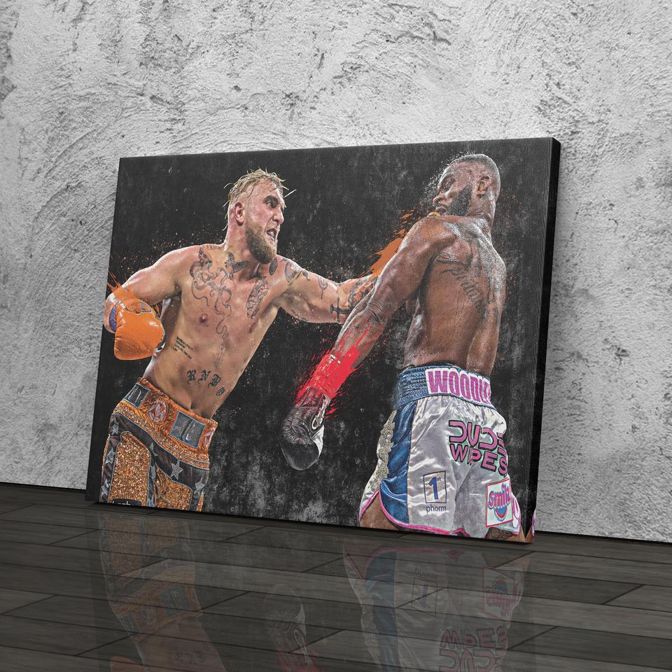 Jake Paul vs. Tyron Woodley Poster | Boxing Poster