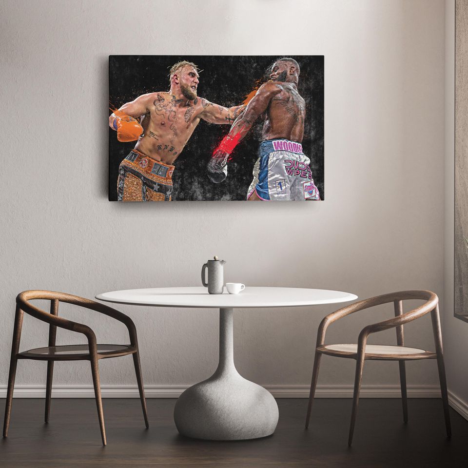 Jake Paul vs. Tyron Woodley Poster | Boxing Poster