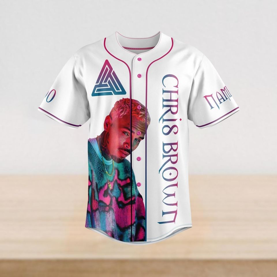 Personalized Chris Brown Baseball Jersey, Chris Breezy Baseball Shirt