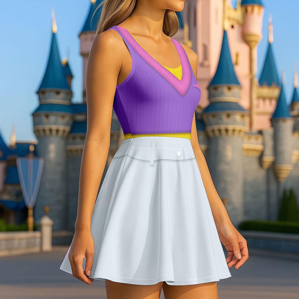 Mystery Saja Boys Costume Skater Dress, Mystery Saja Women Dress, Mystery Cosplay Shirt, Kpop Demon Hunters Dress, Gift For Her Fans