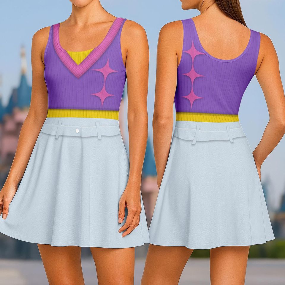 Mystery Saja Boys Costume Skater Dress, Mystery Saja Women Dress, Mystery Cosplay Shirt, Kpop Demon Hunters Dress, Gift For Her Fans