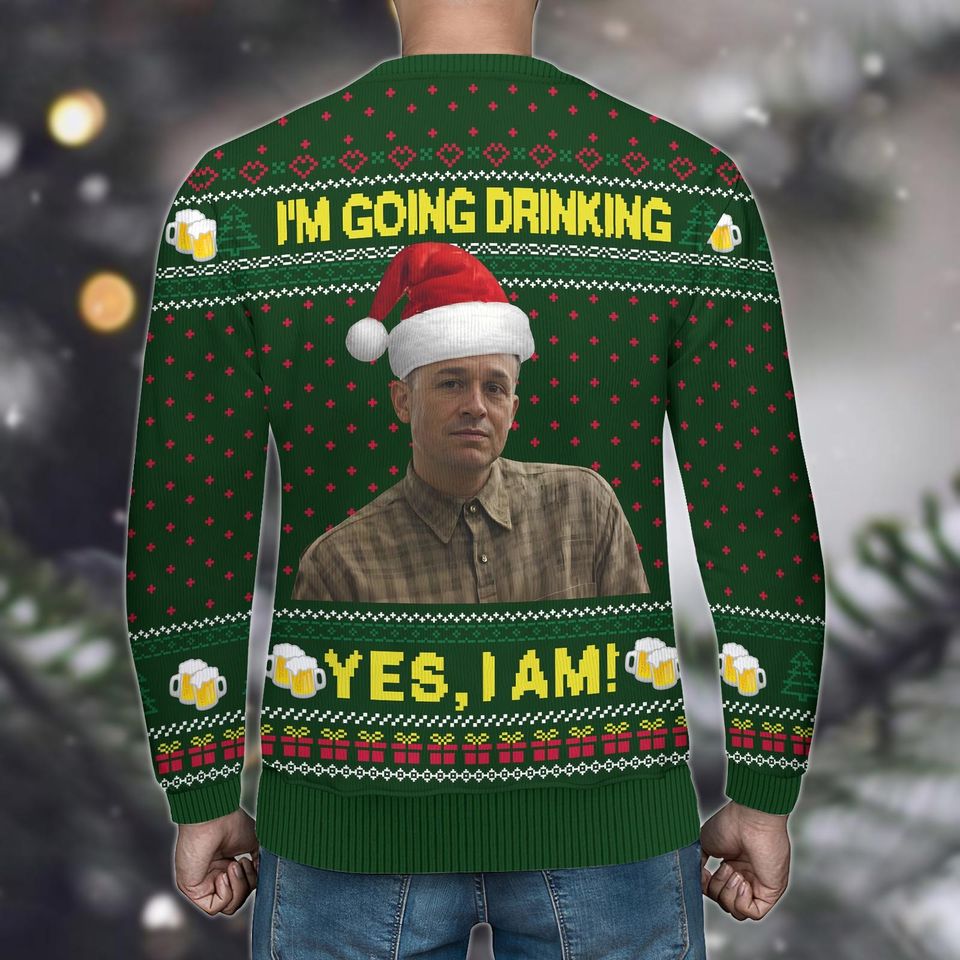 Retro Charlie Hunnam Ed Gein Ugly Christmas Sweater