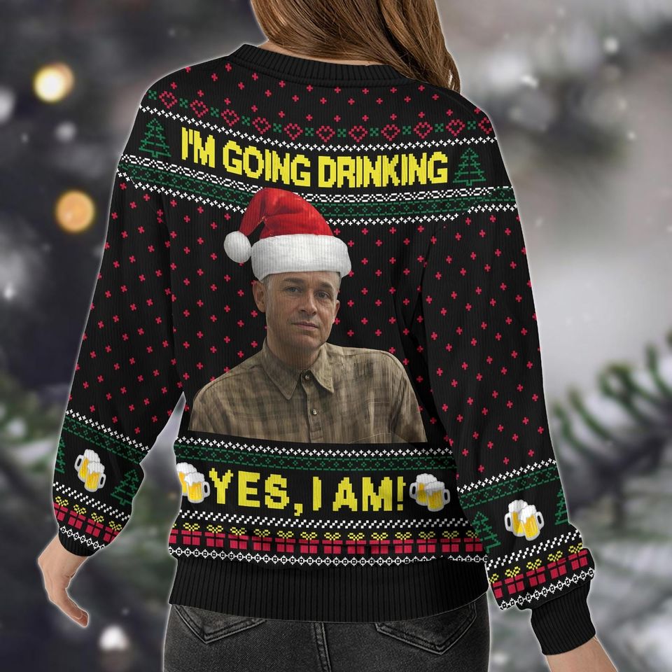 Retro Charlie Hunnam Ed Gein Ugly Christmas Sweater