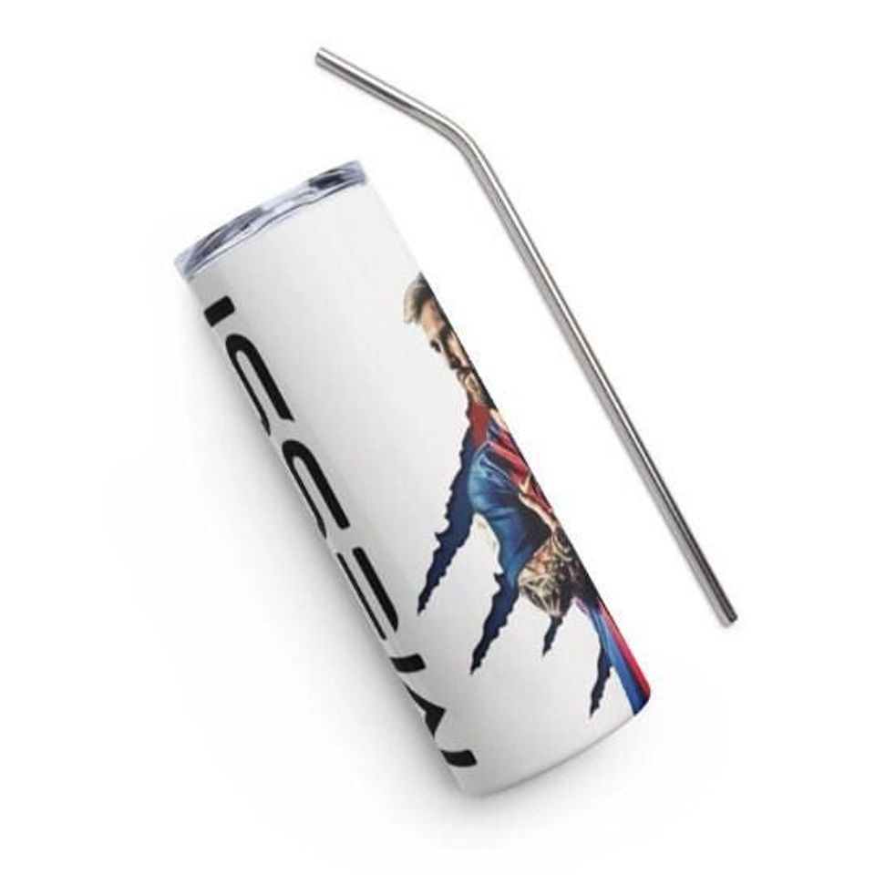 Lionel messi skinny tumbler
