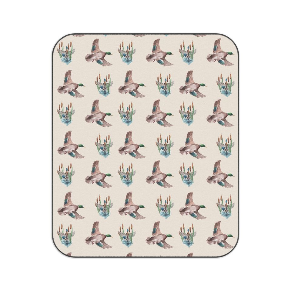 Mallard Duck Print Picnic Mats