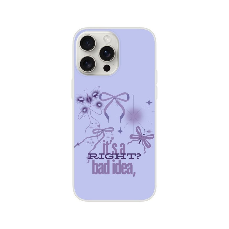 Olivia Rodrigo iPhone Case: "Bad idea right?"