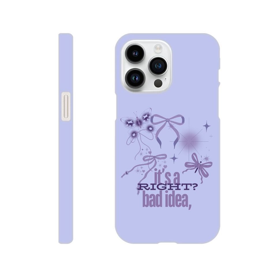 Olivia Rodrigo iPhone Case: "Bad idea right?"