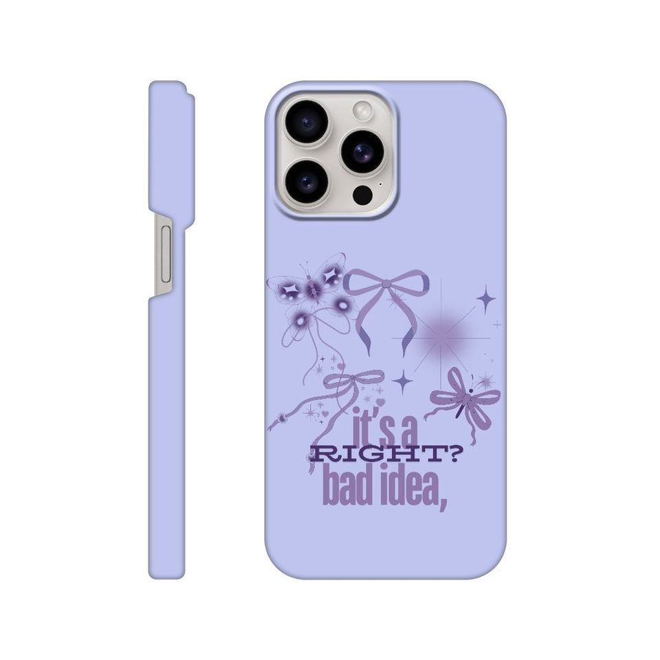 Olivia Rodrigo iPhone Case: "Bad idea right?"