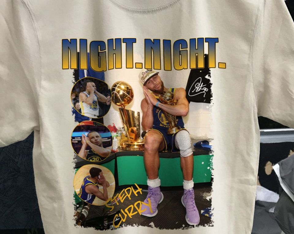 Steph Curry MPV Finals 2022, Stephen Curry Night Night Shirt