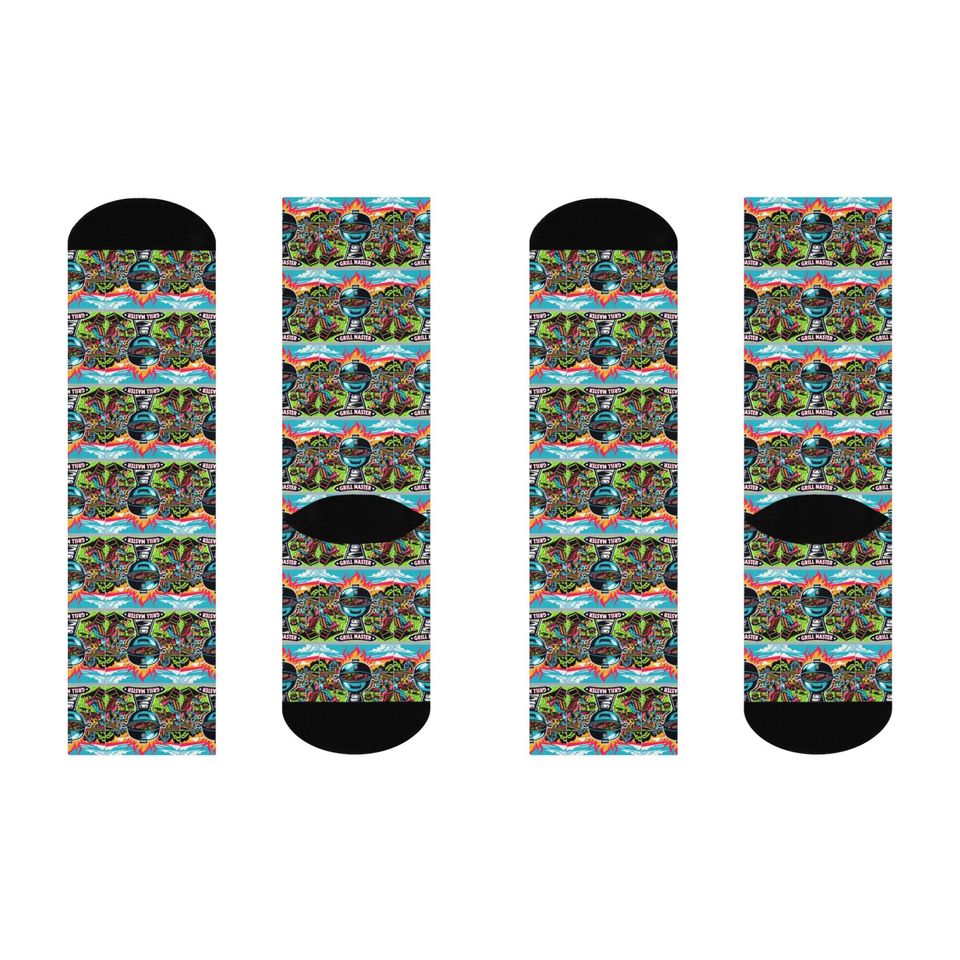 Grill Master Cushioned Crew Socks