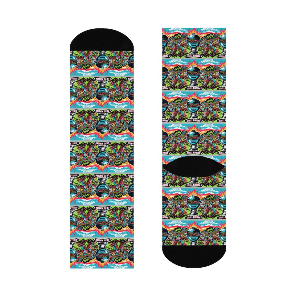 Grill Master Cushioned Crew Socks