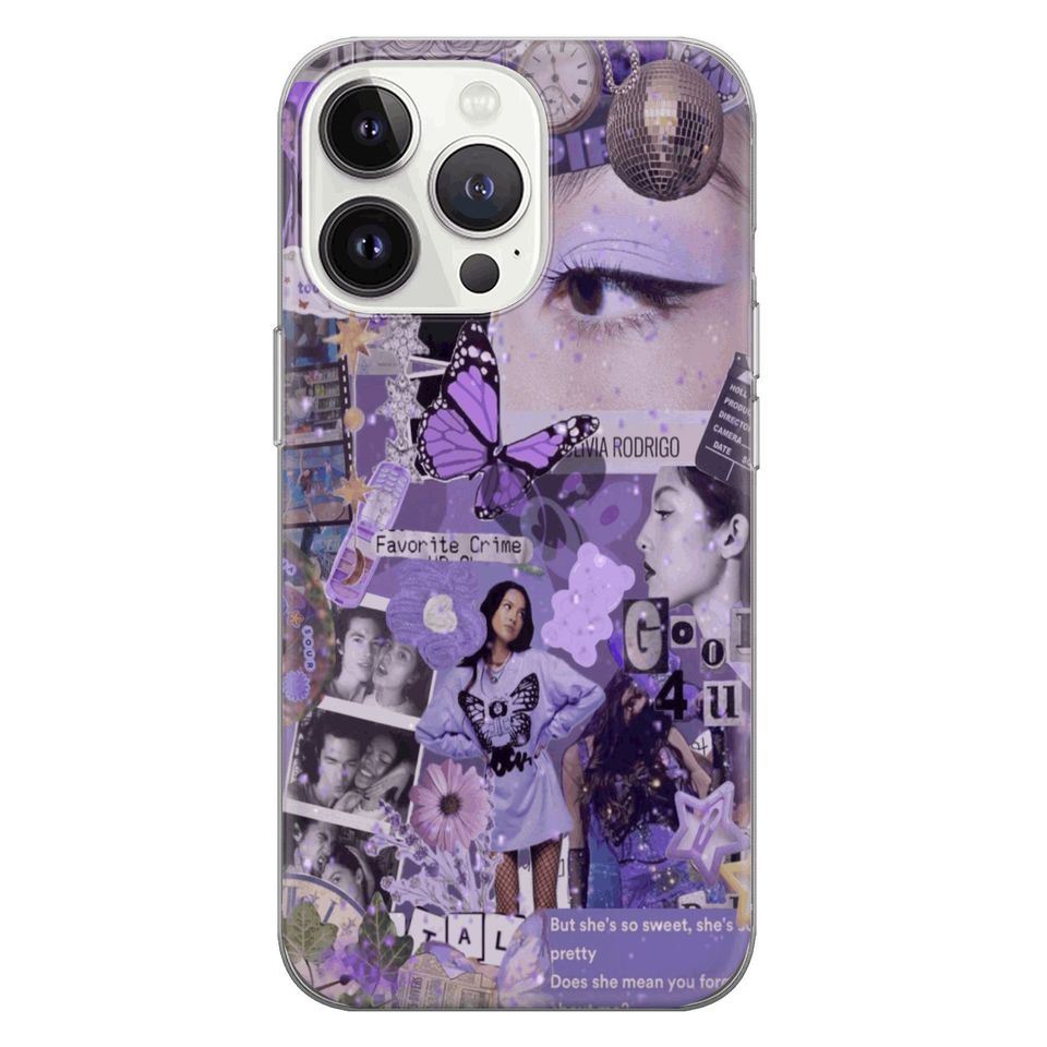 Olivia Rodrigo Phone Case, Lyrics Sour, Wampire Fan Cover iPhone