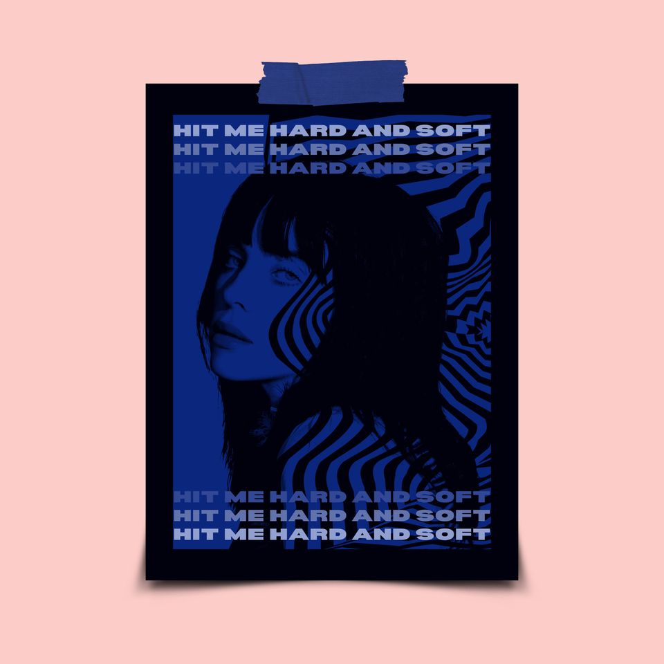 Billie Eilish Merch, Digital Print, Billie Eilish Poster