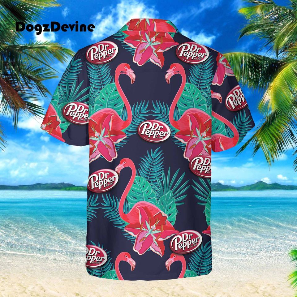 Dr Pepper Hawaiian Shirt