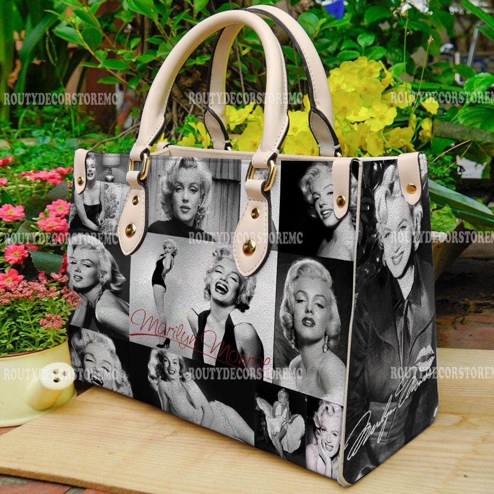 Marilyn Monroe Leather Handbag,Marilyn Monroe Lovers Handbag, Gift For Mom