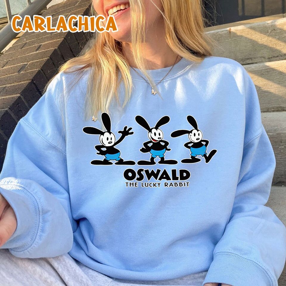 Disney Oswald the Lucky Rabbit Sweatshirt, Disney Oswald Sweatshirt