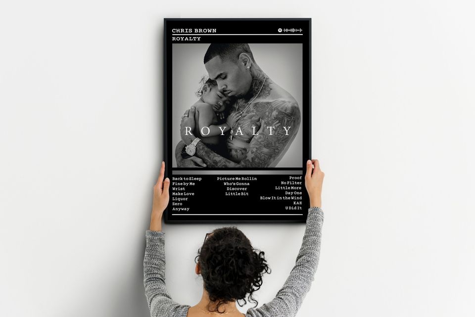 Chris Brown Poster Print | Royalty Album Poster
