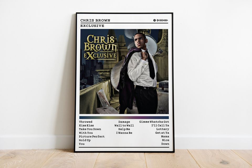 Chris Brown Poster Print | Exclusive Album Poster