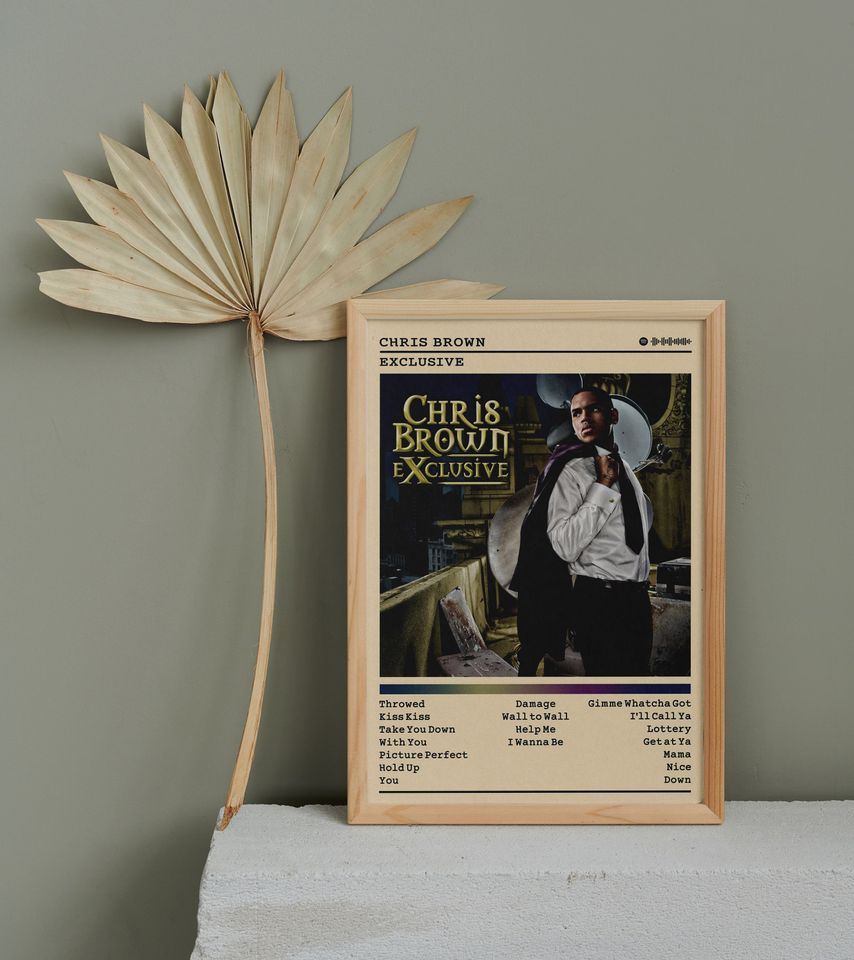 Chris Brown Poster Print | Exclusive Album Poster