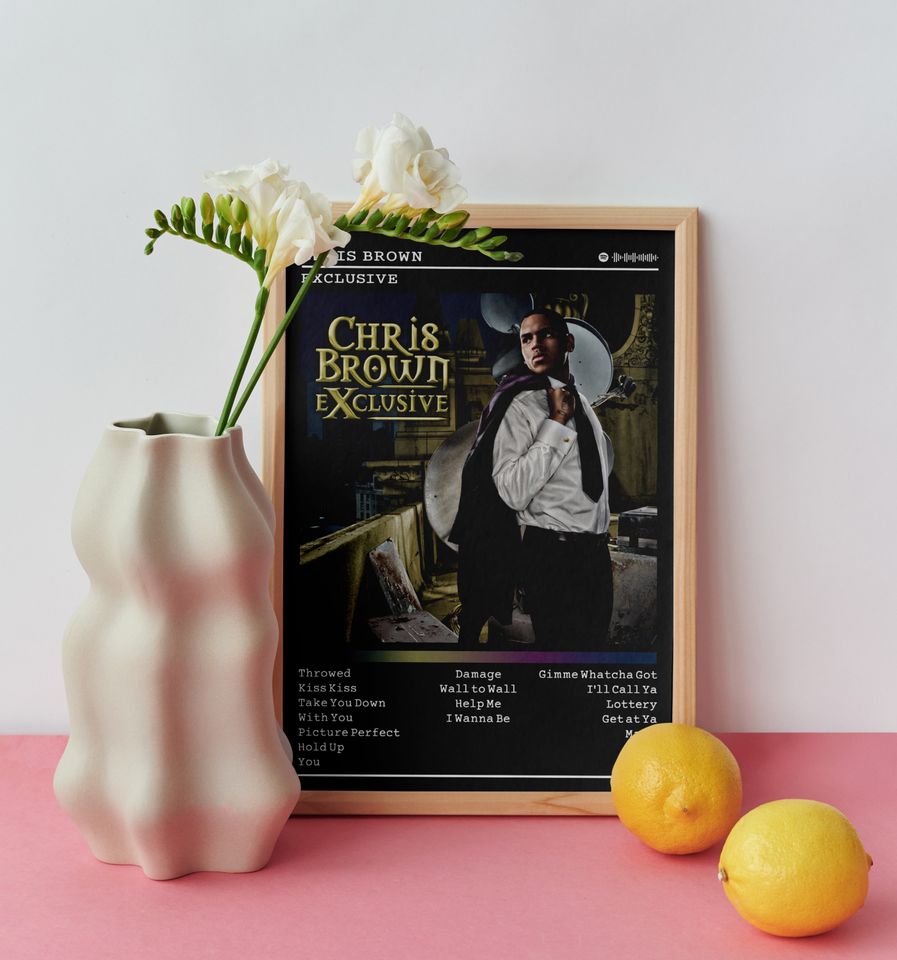 Chris Brown Poster Print | Exclusive Album Poster