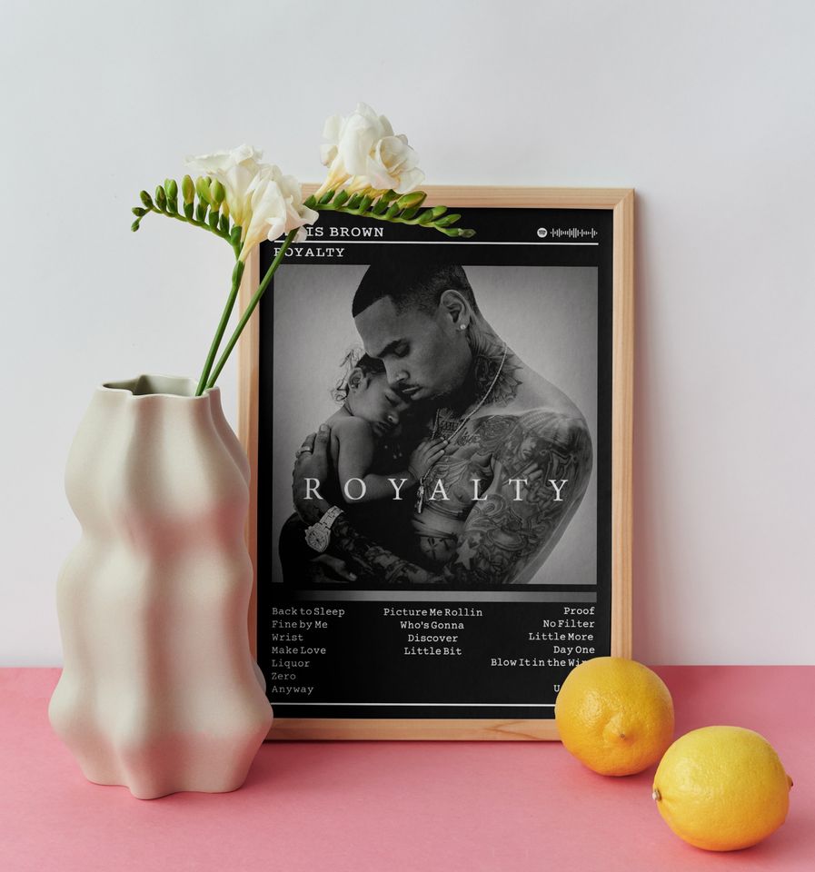 Chris Brown Poster Print | Royalty Album Poster