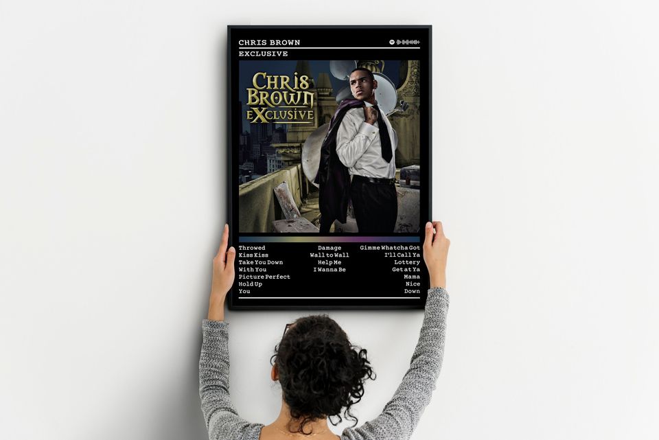 Chris Brown Poster Print | Exclusive Album Poster