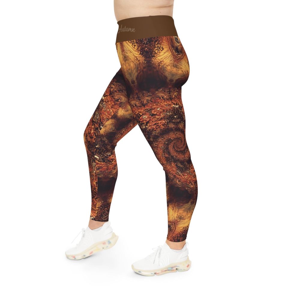 Retro Style Autumn Leggings Casual Yoga Pants