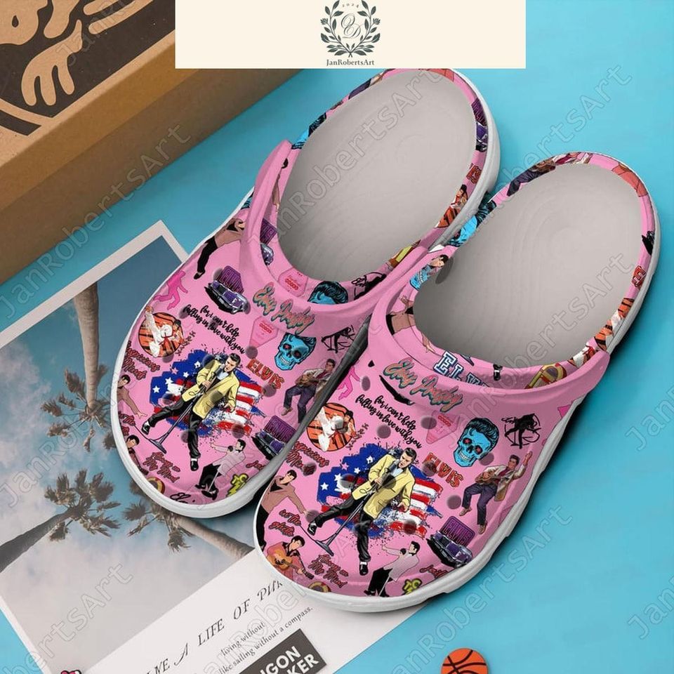 Elvis Presley Clogs Shoes, Elvis 4Th Of July Clogs