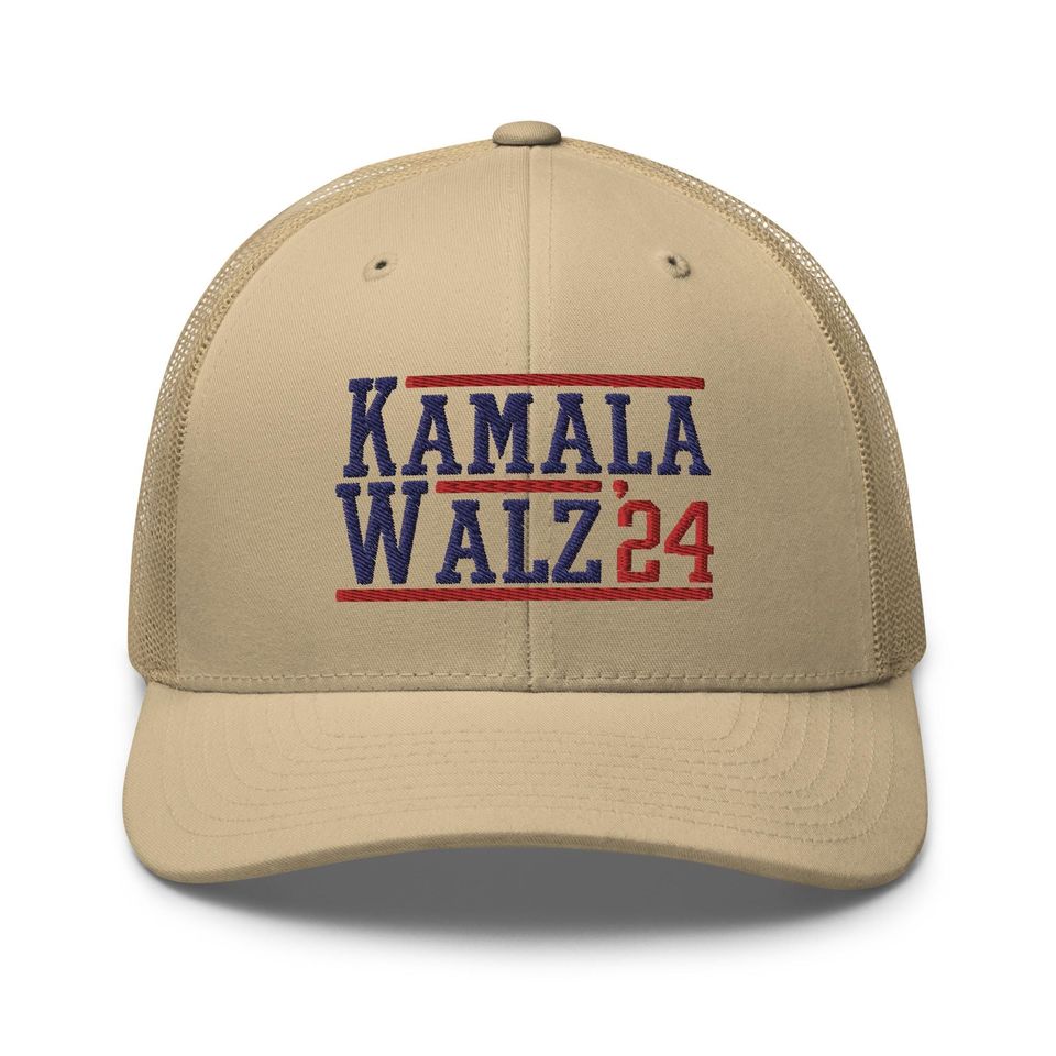 Kamala Harris Tim Walz 24 2024 Retro Hat