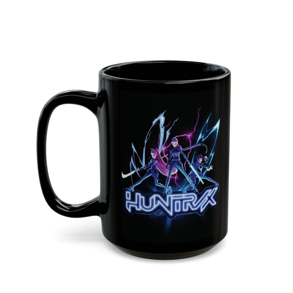 Huntrix Girl KPop Hunters Ceramic Mug, Kpop Idol Group Gift, Coffee Lover Mug