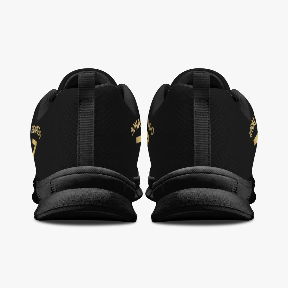 Ronaldo Classic Lightweight Mesh Sneakers - White/Black