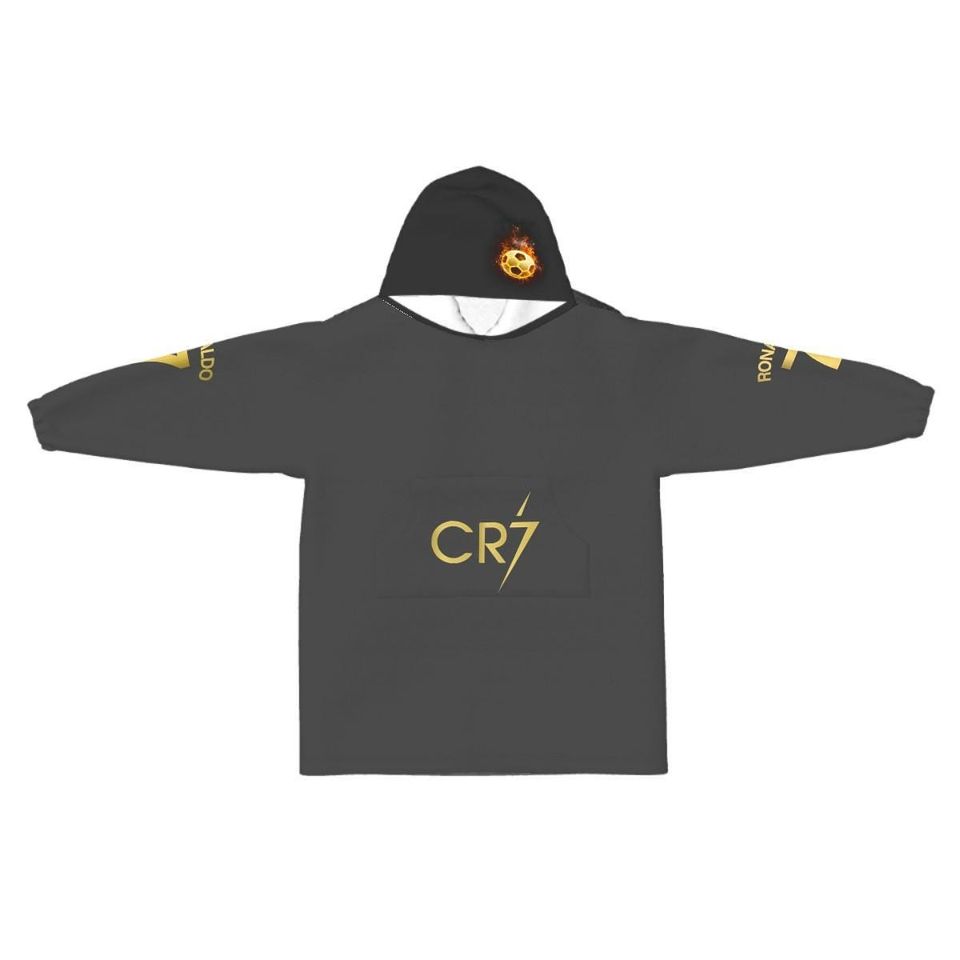 Blanket Hoodie for Kids, Ronaldo Design