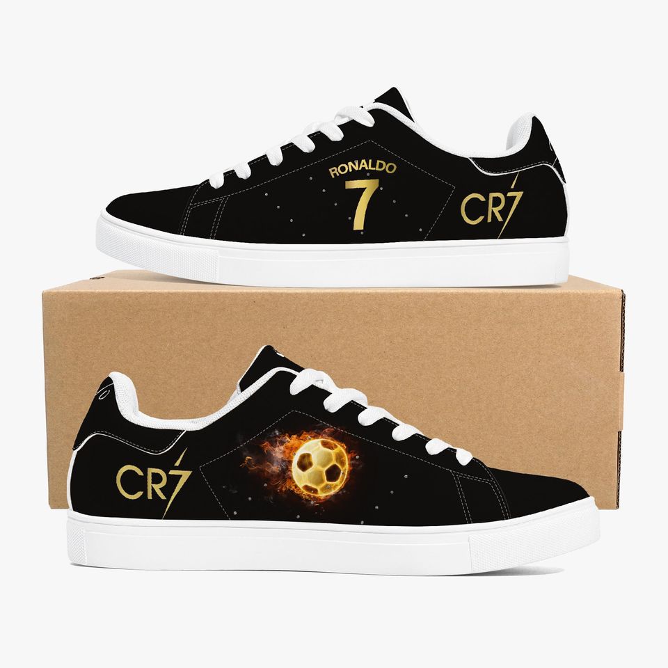 Low-Top Sneakers In Leather, Ronaldo Edition, Sport Shoes