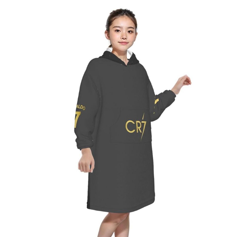 Blanket Hoodie for Kids, Ronaldo Design