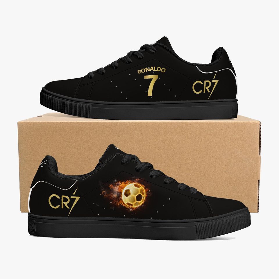 Low-Top Sneakers In Leather, Ronaldo Edition, Sport Shoes
