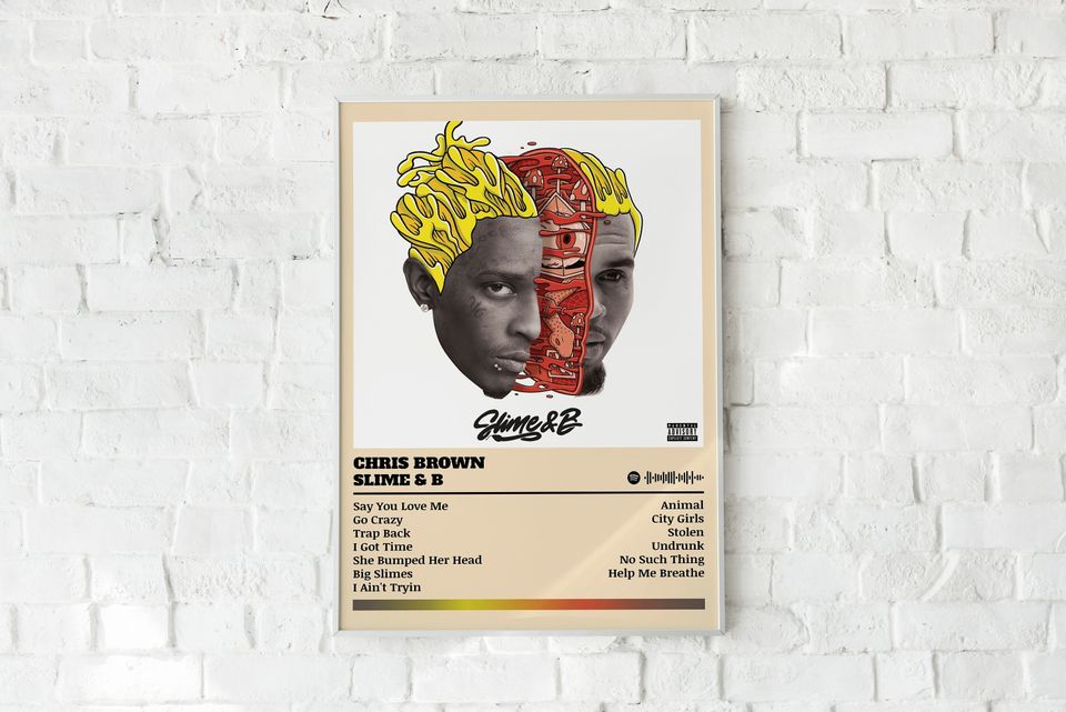 Chris Brown Poster Print | Slime & B Poster