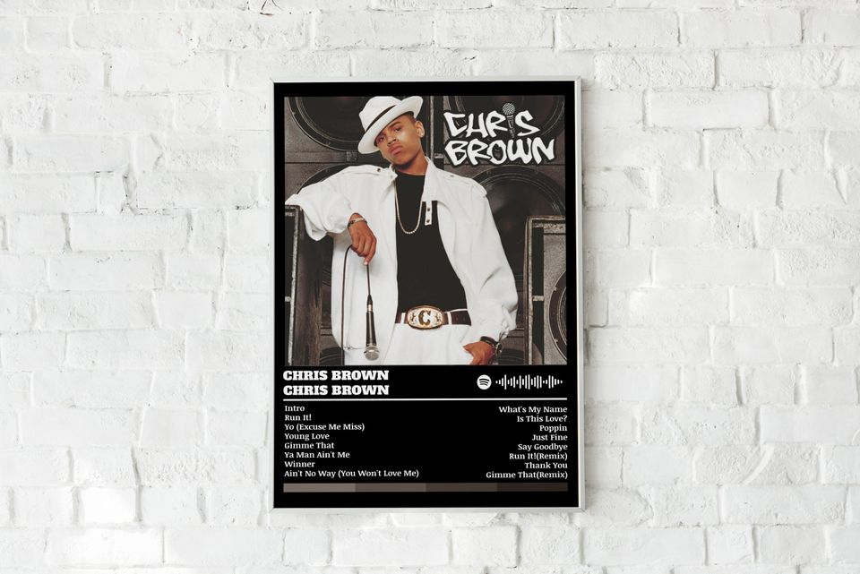 Chris Brown Poster Print | Chris Brown Poster