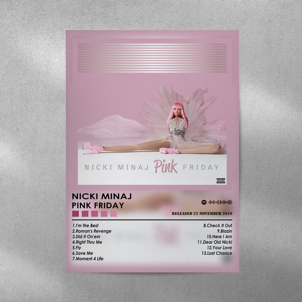 Nicki Minaj Poster Print | Pink Friday Poster